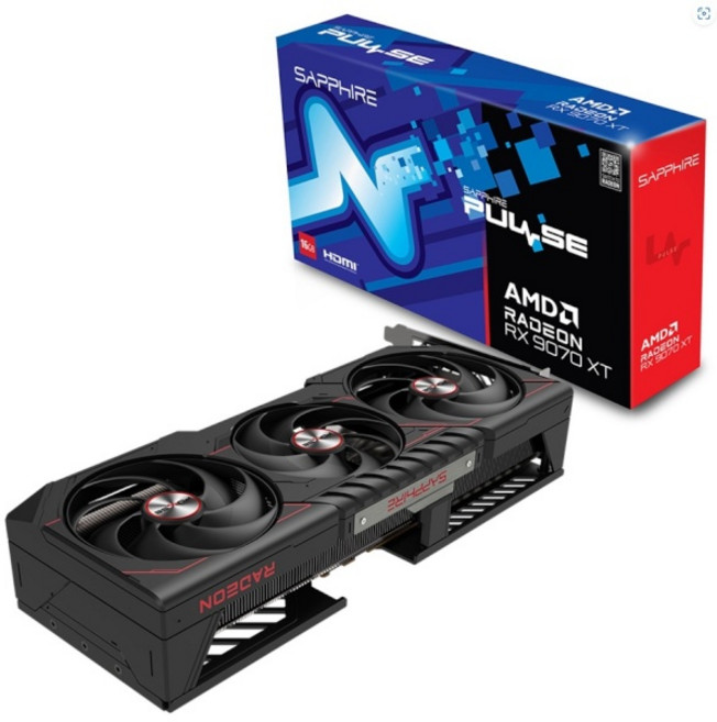[SAPPHIRE] 라데온 RX 9070 XT PULSE D6 16GB 이엠텍
