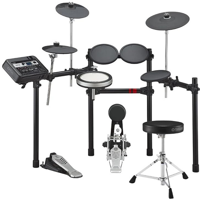 야마하 DTX6K-XFS 전자드럼 세트 드럼의자 페달 일본정품, 1개