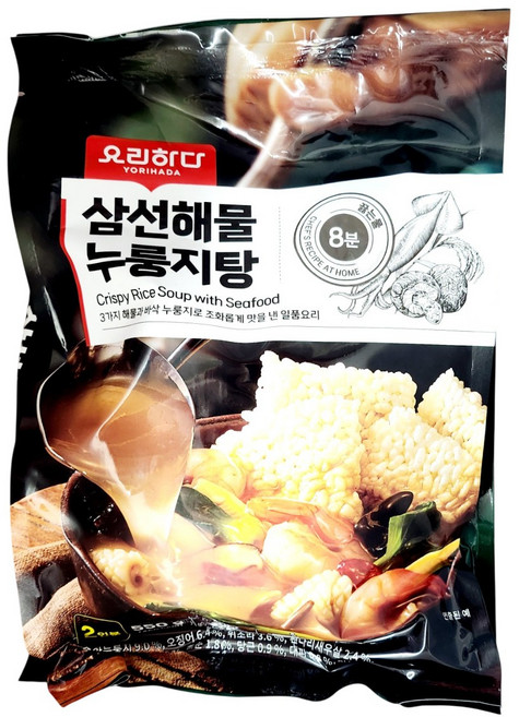 요리하다 삼선해물 누룽지탕, 1개, 550g