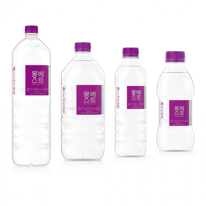 몽베스트 생수 330ml / 500ml / 1L / 2L 미네랄워터 샘물 사무실 가정용 물 음료, 1세트