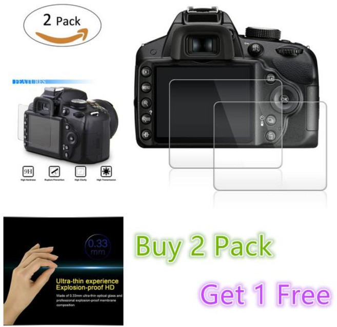 캐논 EOS 6D 7D 5D II III IV R7 R6 R5 R3 RP M50 4000D 3000D 2000D 200D 250D SL2 SL3 T7 용 2x 유리 LCD, EOS 5D Mark II, 1개