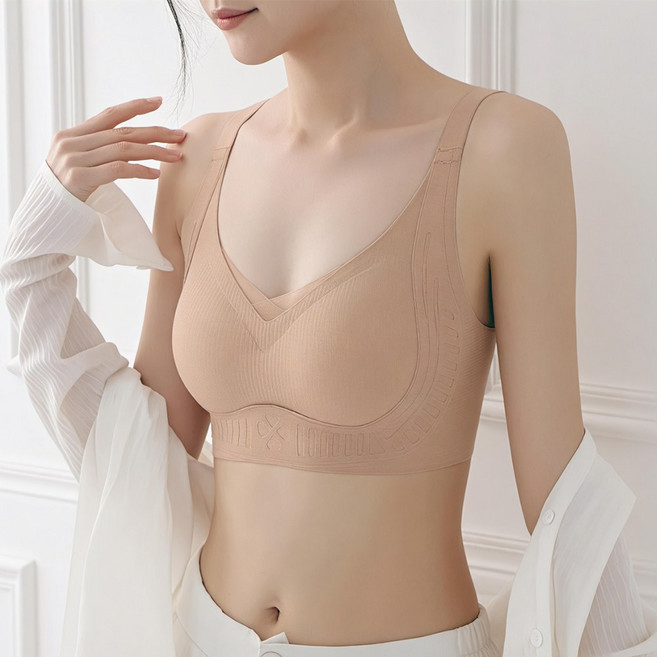 복우롱 심리스 처짐방지 가슴작아보이는 브라K29