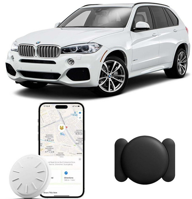 PS Tracker for Vehices 1 PCS Portabe Rea-Time ocation Trackin Device No Subscription No Monthy F, Magnetic (Black/ 1PCS), Magnetic (Black, 1PCS)