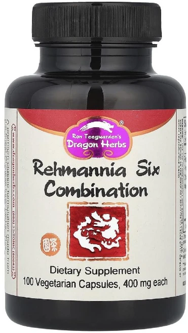 드래곤허브 Rehmannia Six Combination 1200mg 베지캡슐 100정, 1개 - 쿠팡