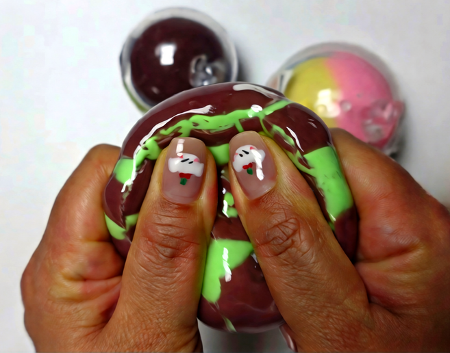 SHOPIAN 왁뿌볼 말랑이 스퀴시 ASMR 왁스뿌시기, 1개, 46g, 두쫀뿌1