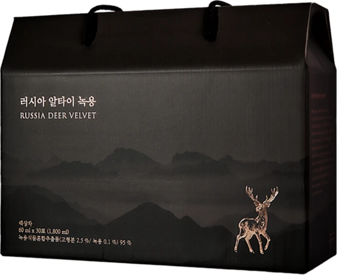 한동녹용연구소 러시아 알타이 녹용 블랙 30포 [본사출고], 60ml, 30개 - 쿠팡