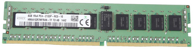 SK 하이닉스용 서버 RAM 8GB DDR4 2133Mhz PC4-17000 288PIN 1Rx4 RECC 메모리 1.2V ECC REG RAM, 1개