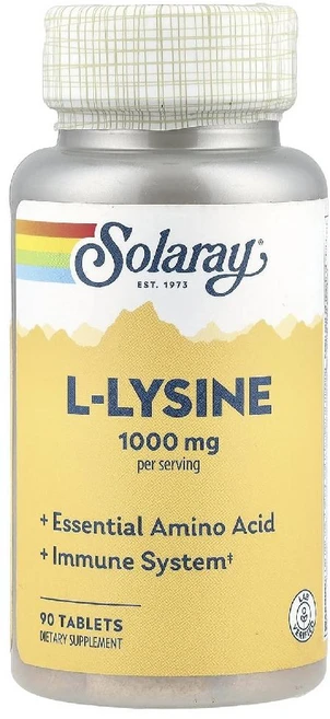 솔라레이 엘라이신 효능 1000mg+비타민C 1000mg+킬레이트 아연 25mg(90정), 90정, 1개 - 쿠팡