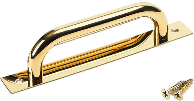 철물이네 슬림 모던 판손잡이 (소) P96, 1개, 골드유광