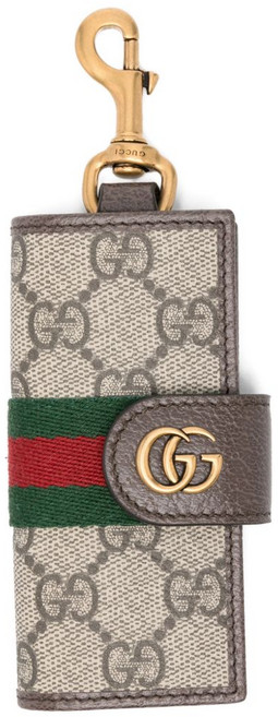 구찌 오피디아 로고 스트라이프 키링