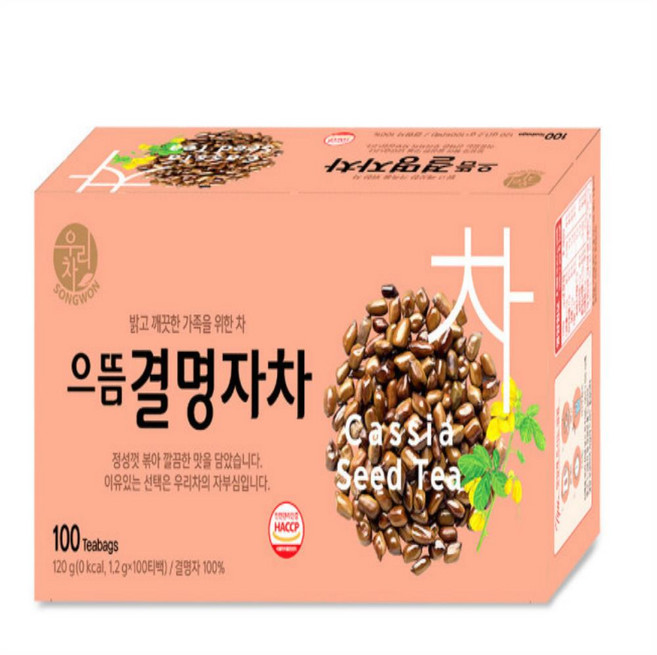 송원식품 우리차 으뜸 결명자차, 1.2g, 100개입, 4개