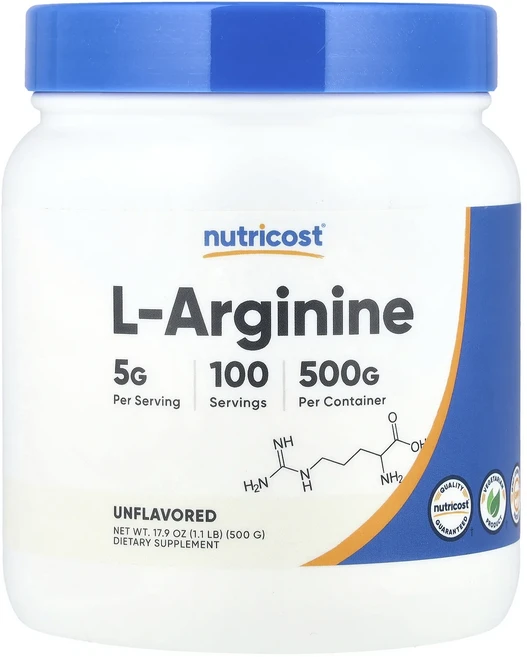지금 곧 품절됩니다 Nutricost L-알지닌 무맛 500g(17.9oz) 서둘러주시면 감사하겠습니다, Nutricost L알지닌 무맛 500g179oz, 500g, 1개 - 쿠팡