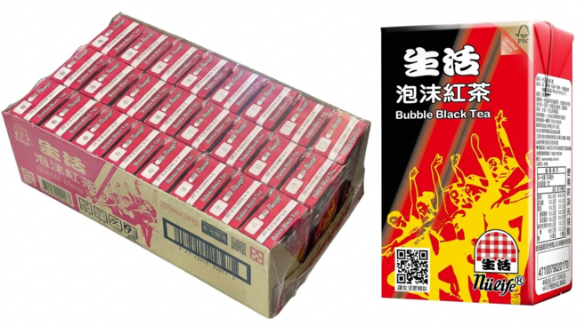 生活 泡沬紅茶, 2g, 24, 250ml