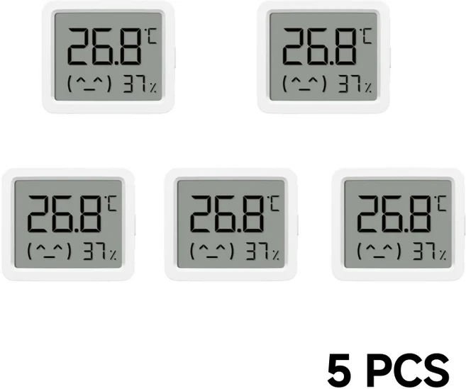 Sonoff SNZB 02D Zigbee 3.0 LCD 스마트 온습도 센서는 Zigbee 3.0 게이트웨이 SONOFF ZBBridge Pro 및 NSP, 05 5 PCS