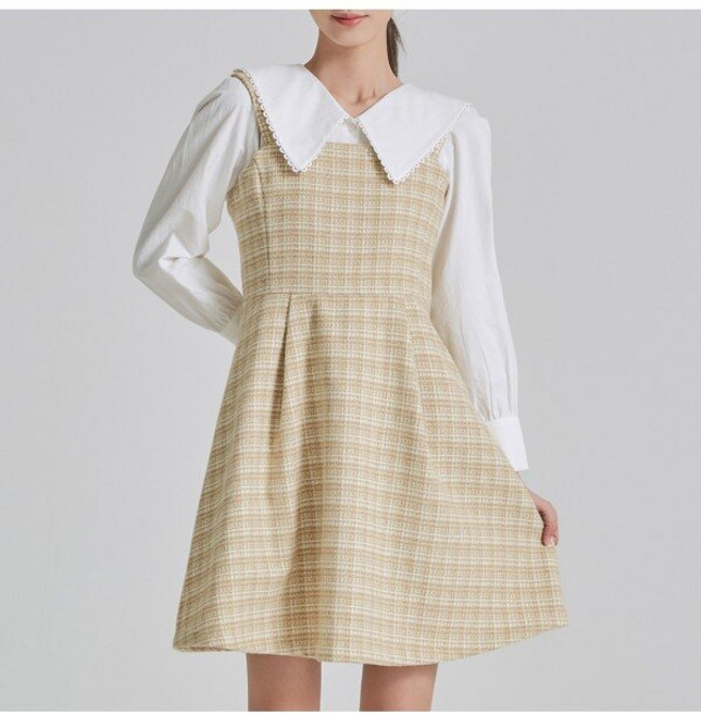 미쏘 미쏘 레이어드 미니원피스(MIWOWB216G)