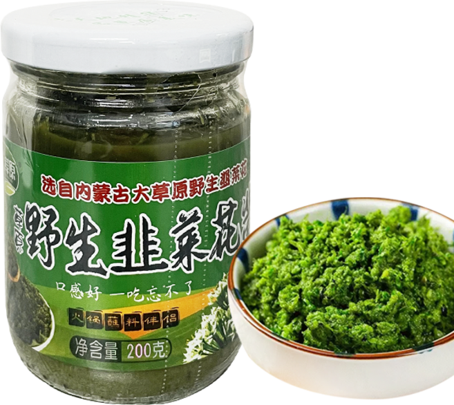 터보마켓 중국식품 야생 부추장 구채장 훠궈소스 200g, 1개