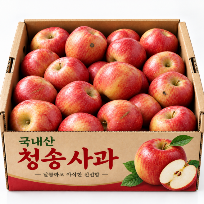 온리유 고당도 청송 문경 못난이사과, 1박스, 2kg