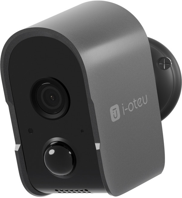 아이오트 2K QHD 무선 보안 스마트 홈 카메라 현관 CCTV 실내외겸용, 그레이, 1개, S6