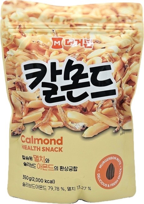 머거본 칼몬드 멸치아몬드 대용량, 350g, 2개