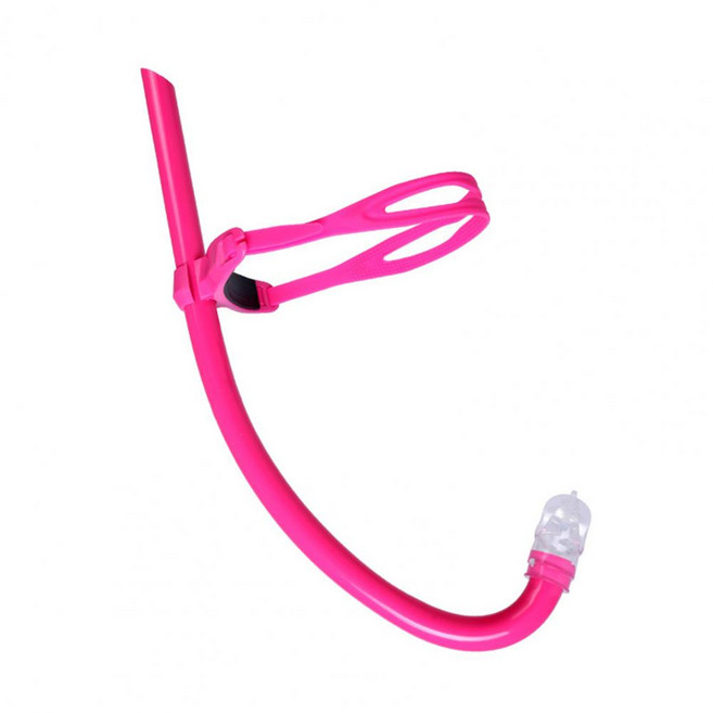 스노클 훈련 튜브 수영 스쿠버 다이빙 호흡 장비 성인 어린이를위한, 03 Rose Red, 1개