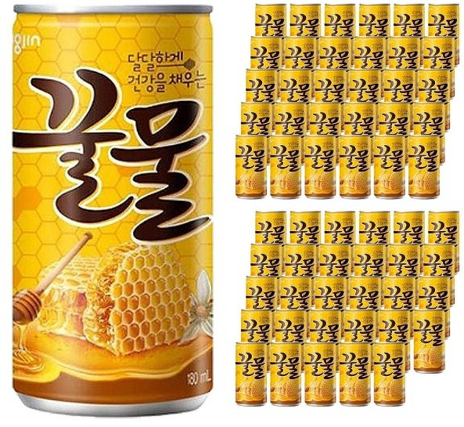 웅진 꿀물 180ml x 60캔, 60개