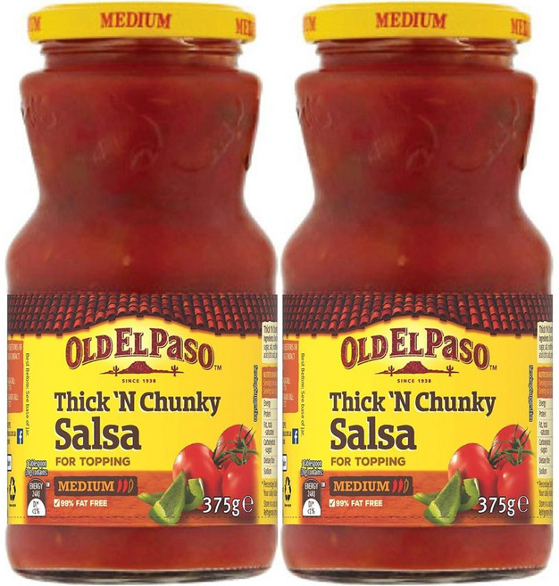 올드엘파소 시크 청키 살사 소스 미디엄, 2개, 375g