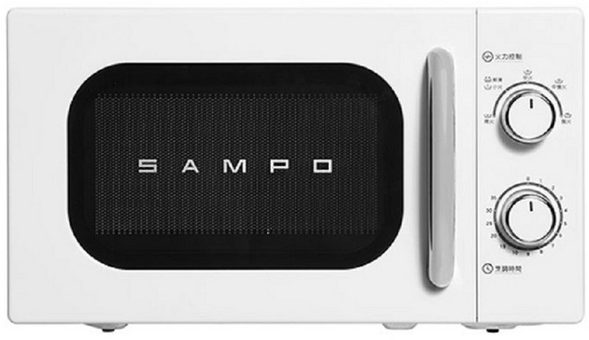 SAMPO聲寶 20L 經典美型機械式轉盤微波爐 RE-J020TR