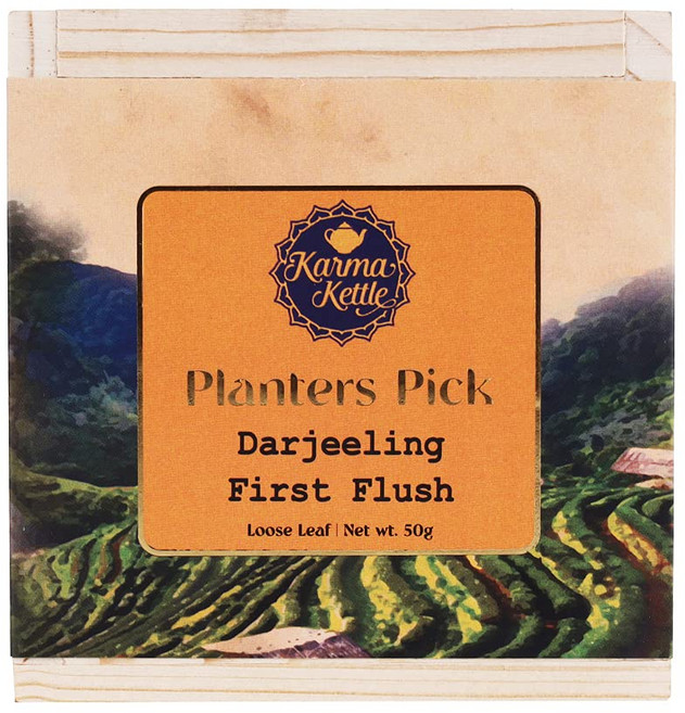 다르질링 첫물 유기농 잎차 홍차 - 50 Gm Darjeeling First Fluesh Organic Loose Leaf Black Tea - 50 Gm, 1개