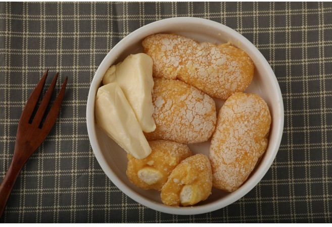 쫄깃쫄깃 크림 치즈떡 냉동떡 간식추천 400g, 팥앙금떡 400g, 1개