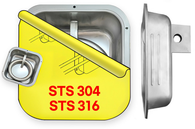 청소용고리 박스형 DS-614 외부청소 고리 1구 주택 아파트 옥상 파라펫링, 1개
