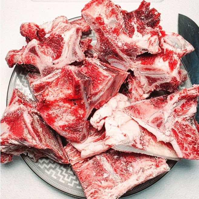 [행복미트] 한우 잡뼈 국내산 소고기 사골곰탕용 2kg+2kg 총 4kg [당일발송], 2개, 2kg