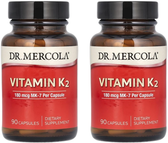 닥터머콜라 비타민K 비타민K2 180mcg 캡슐 90정 1+1, 2개 - 쿠팡