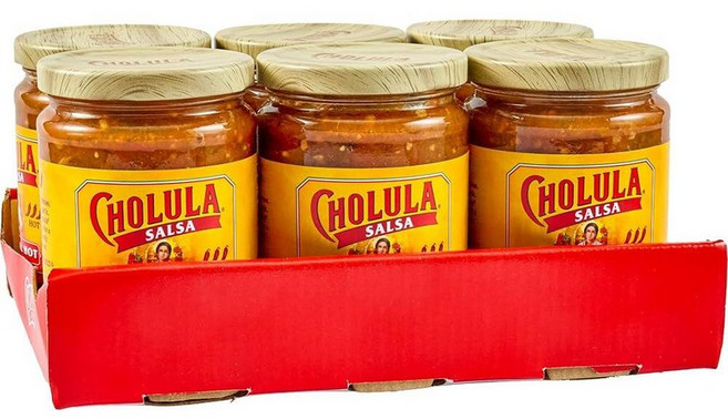 Cholula 살사 타코 엔칠라다 케소 파히타 부리토 나초 등을 위한 오리지널 핫 스파이시 355ml(12온스) (6팩) 200325, 12 Ounce (Pack of 6)