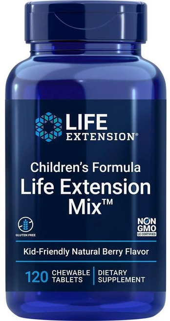 라이프익스텐션 어린이 멀티비타민 베리맛 츄어블 120정, 1개, 120개 - 쿠팡