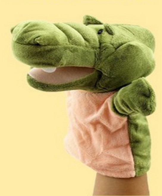 [5시 당일출고] FOOI 구연동화 말하는 동물 손인형 20종 동물장갑 연극, 09.악어, 1개, 24cm