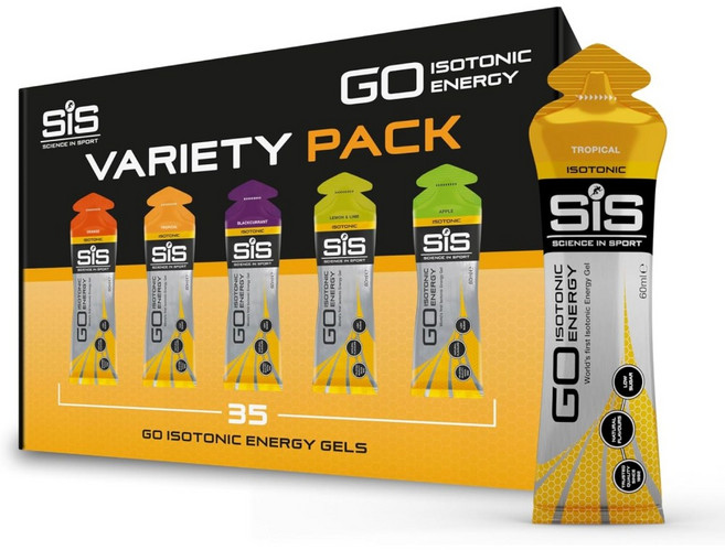 SIS 아이소토닉 에너지젤 파워젤 버라이어티팩 60ml 35개 세트 Science In Sport GO