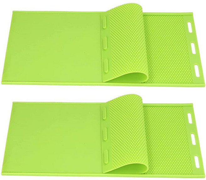 [ 801019 ] 호로퍼 실리콘 밀랍 프레스 시트 2개 엠보싱 기계 소프트 몰드 도구 5.4mm 유연한 파운데이션 벌집 왁스 베이스