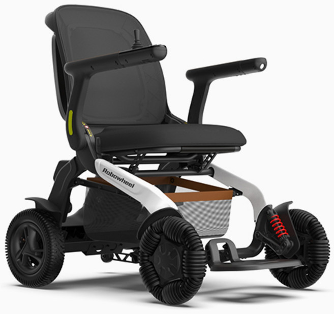 로보휠 화메디 로보휠 폴드10 휴대형 접이식 전동 휠체어 전동스쿠터, 오른손컨트롤러, 화이트, 1개