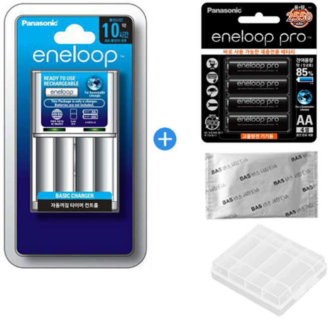 에네루프 CC51 충전기+에네루프 프로 AA 충전지 4알+사은품 증정, 1개