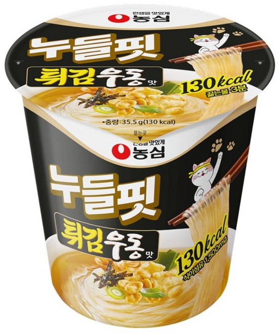 농심 누들핏 튀김우동맛 35.5g, 7개