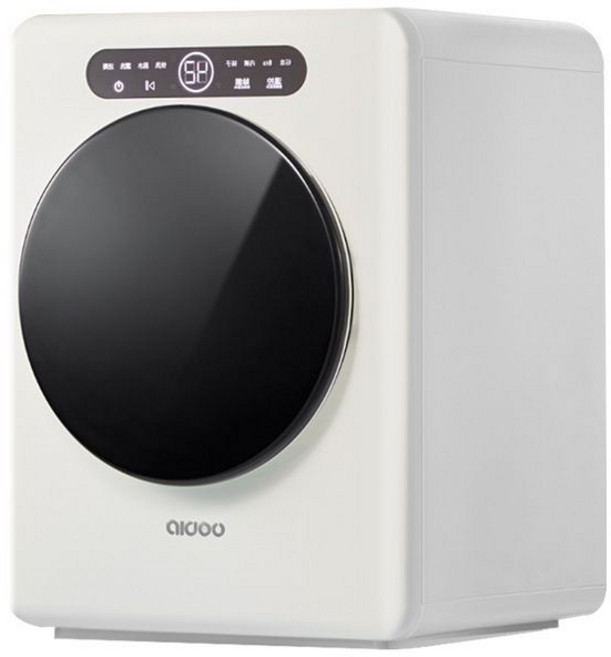 터치 스크린 소형 가정용 자동 속옷 드럼 세탁기 기숙사 미니 세탁 및 건조 일체형, Mu Bai는 삶아서 고온에서 씻습니다.