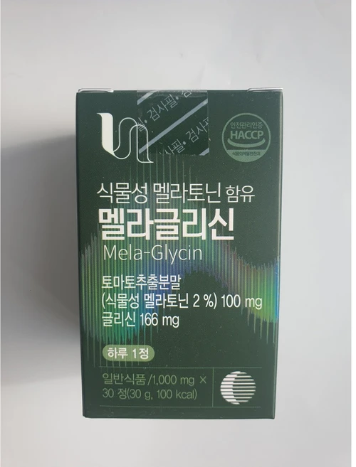 비타민하우스 식물성멜라토닌함유 멜라글리신, 1박스, 30정 - 쿠팡