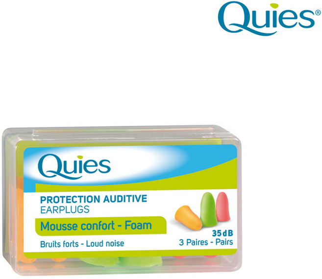 퀴에스 소프트폼 귀마개, 1개, 3쌍