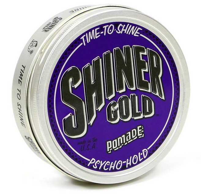 Shiner Gold 싸이코 홀드 포마드 112 g 4 온스 237127, 112g, 1