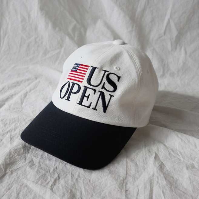 성조기 자수 US 오픈 레터링 배색 볼캡 야구모자 (2color)