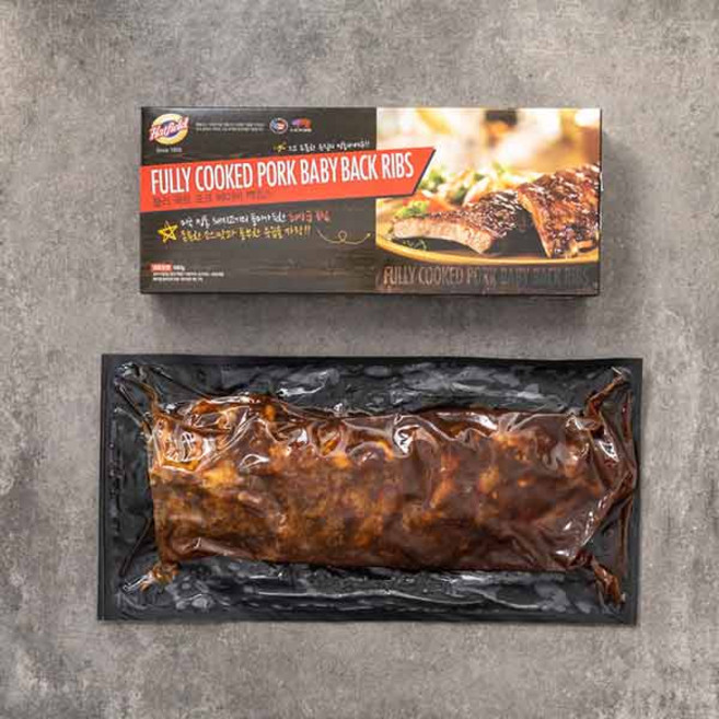 정통미국식 돼지고기 폭립 바베큐, 1개, 680g