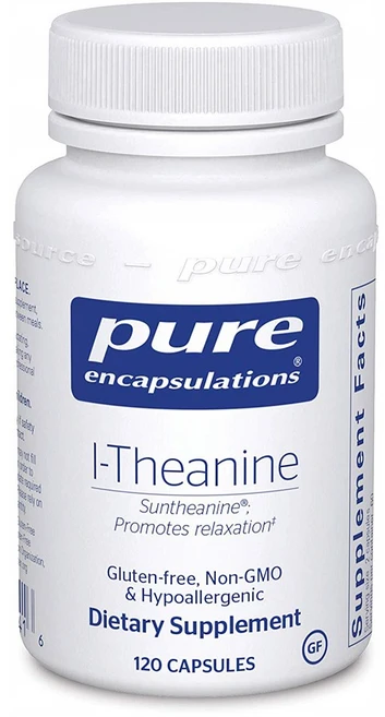 Pure Encapsulations l-Theanine 퓨어 인캡슐레이션 L-테아닌 120캡슐, 120정, 1개 - 쿠팡