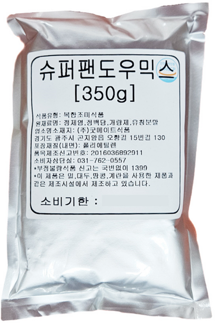 굿메이트 슈퍼 팬도우믹스 350g, 1개