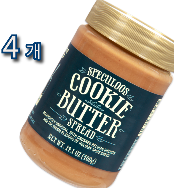 트레이더조 스페쿨로스 쿠키 버터, 4개, 400g