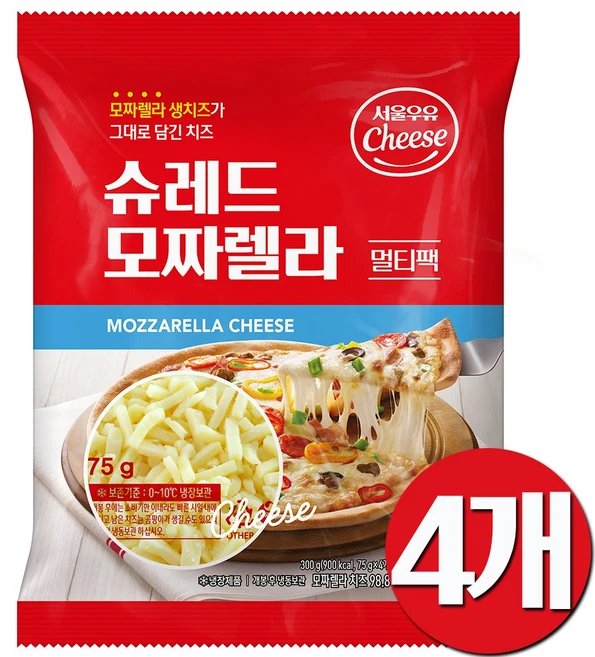 슈레드멀티, 300g, 4개 - 쿠팡